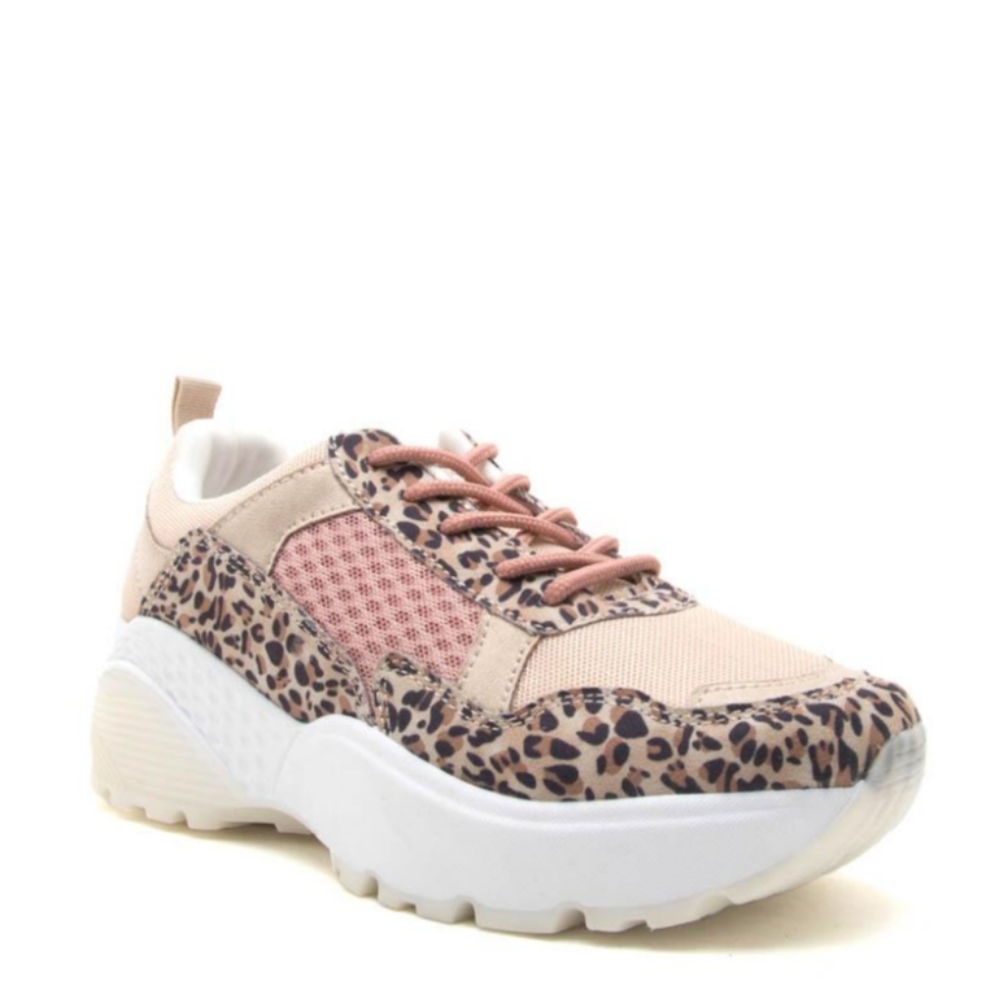 Pink Leopard Sneaker - Picture 2 of 5